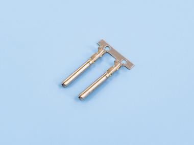 雙腳密封公端，黃銅，鍍鎳，橫帶（OG01-05）