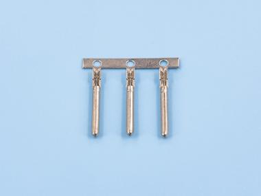 單腳密封公端，黃銅，橫帶，鍍鎳（OG02-01）