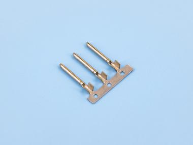 單腳密封公端，黃銅，橫帶，鍍鎳（OG02-02）