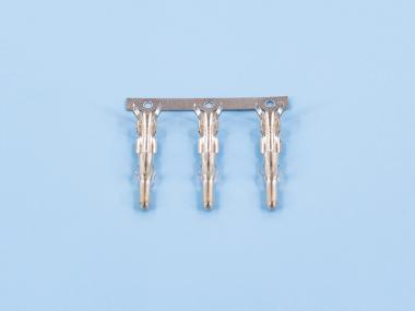 2.35帶刺雙腳公端，橫帶，黃銅，鍍鎳（OG03-01）