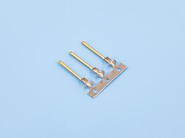 1.0雙腳密封公端，黃銅，橫帶，鍍金（OG12-01）