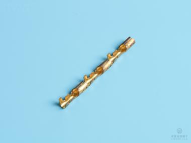3.96子彈頭母端，黃銅，原色，直帶（OM19-02）
