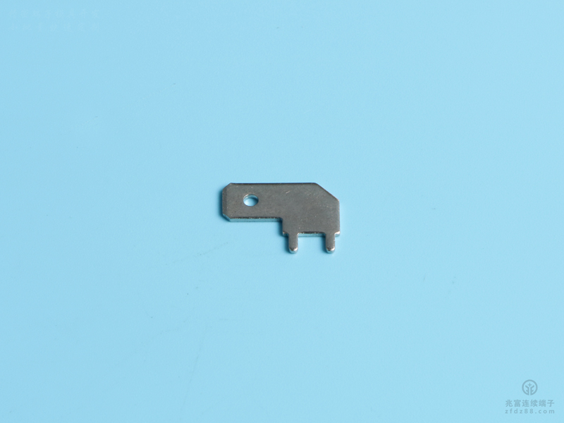 6.3旗型PCB插片，黃銅，鍍亮錫，單粒（PCBF03-01）