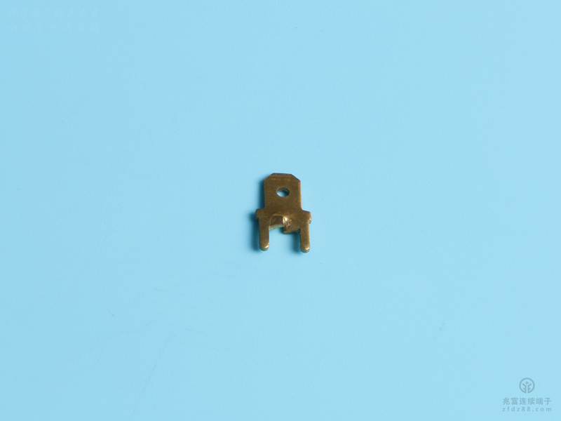 4.8防倒PCB插片，黃銅，原色，單粒（PCBF02-01）